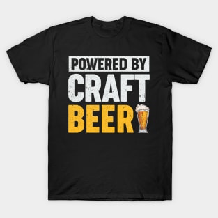 Powered by Craft Beer T-Shirt